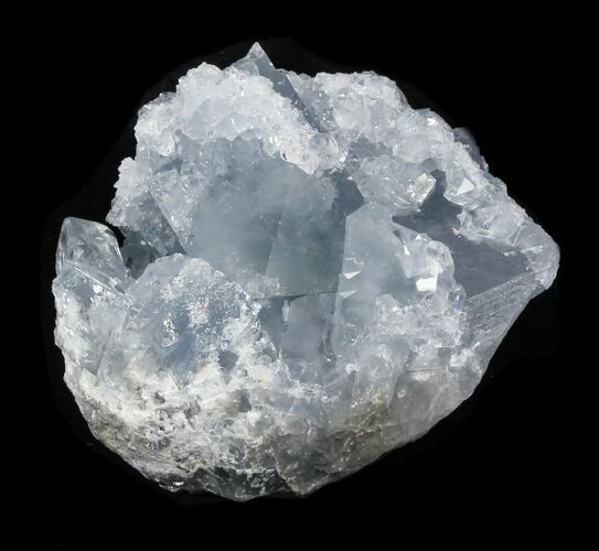 Blue Celestine (Celestite) Crystal Cluster - Madagascar #31251
